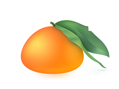 Tangerine icon minimal