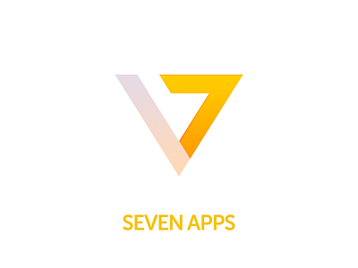 SevenApps apps gold logo seven