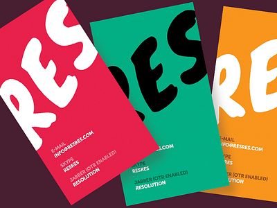 Res Business Cards