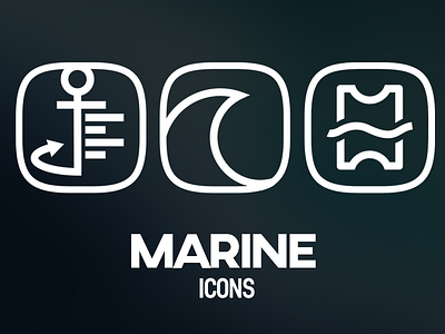 marine icons breezy icons marine minimal