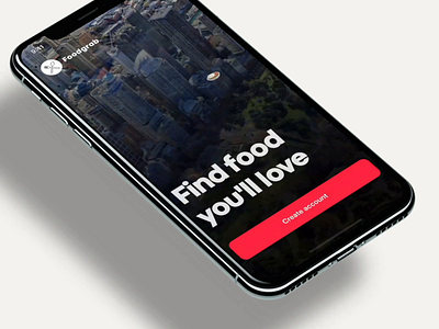 Foodgrab concept app breezy ios