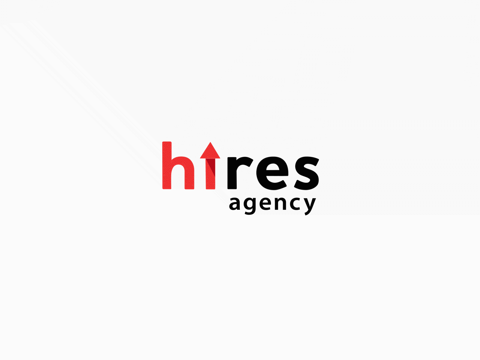 Hires Agency Logo animation animation logo vector