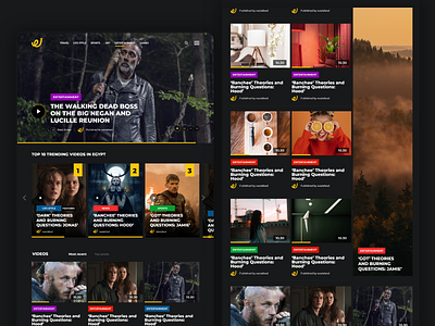 Waslafeed Videos homepage redesign