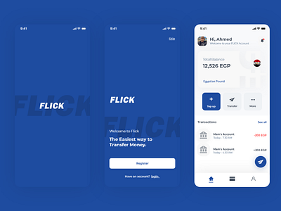 Flick Banking Mobile App