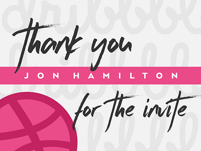 Excited to be here! debut draft dribbble first shot invite new player thank you thanks
