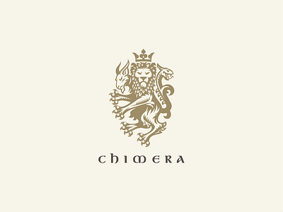 CHIMERA adobe illustrator chimera coat of arms family coat of arms graphic design illustration logo design vector