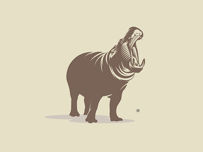 hippo adobe illustrator behemoth for sale hippo hippopotamus illustration logo design print print design vector