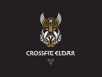 Crossfit Eldar adobe illustrator graphic design illustration logo design scandinavian viking logo