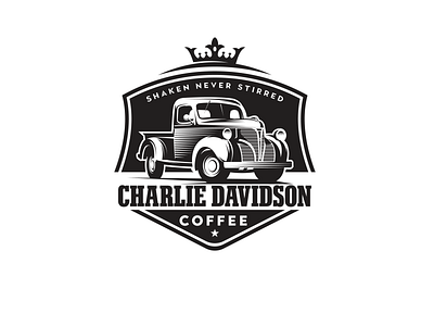 Charlie Davidson Coffee 1941 plymouth adobe illustrator design graphic design logo logo design vector