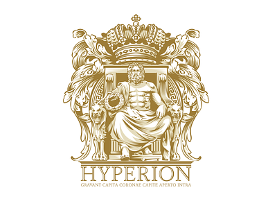 Hyperion adobe illustrator graphic design logo logo design vector zeus