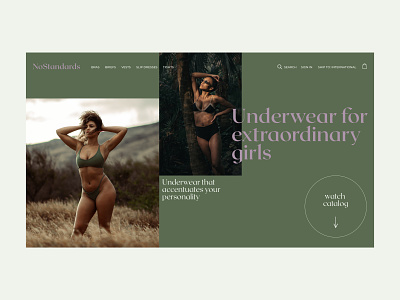 NoStandarts design figma minimal minimalism online store typography ui uiux web web design website design