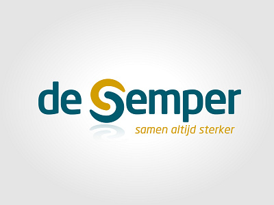 De Semper logo branding illustration logo typography vector