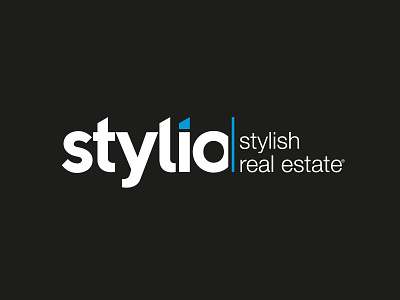 Stylio Stylish Real Estate branding illustration logo typography vector