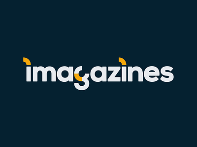 imagazines logo branding logo typography