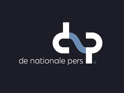 denationalepers logo branding logo typography