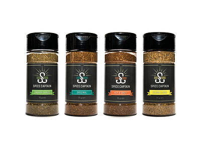 Spice Captain | Packaging anchor c captain fitness herbs minimal monogram package packaging s spice