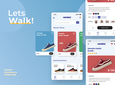 Sneaker App Concept ecommerce ecommerce app ecommerce design indonesia minimal mobile app mobile ui shoes shoes app shoes store sneaker sneaker art sneakerhead walk