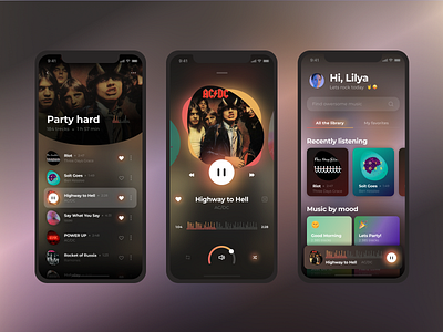 Music App concept app concept app design design art mobile mobile app mobile ui music music app music player player playlist ui ui design ux