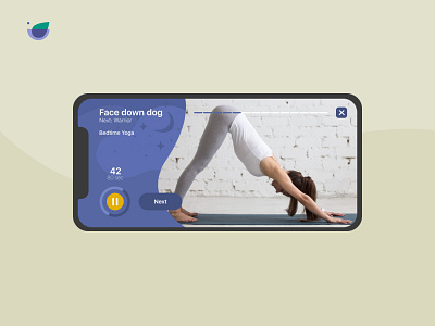Yoga app training screen app design concept design dashboard fitness app sport ui ux yoga yoga app