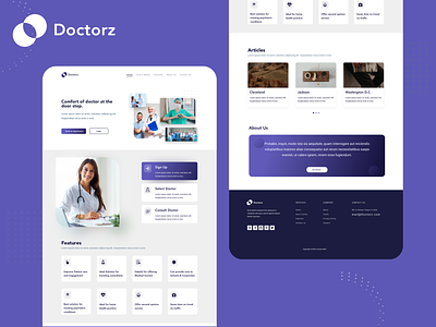 Doctorz - Online Appointment appointment booking booking app branding design doctor health medical minimal online doctor ui webdesign