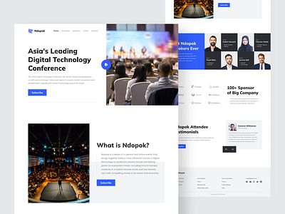 Ndopok - Conference Landing Page