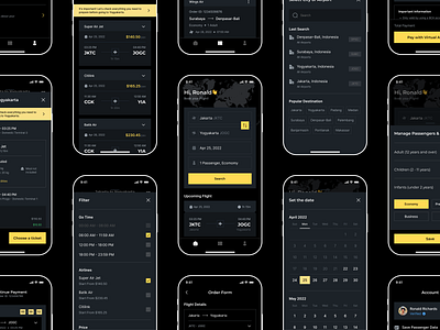 Flight Booking App - Case Study case study flight app flight booking flight booking app ticket booking ui uidesign user interface userinterface