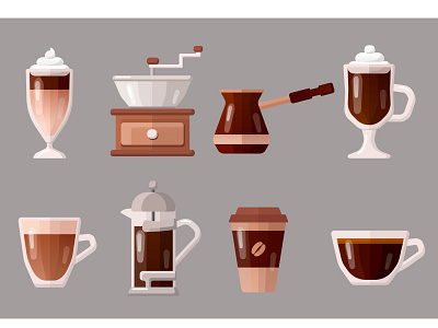 Coffee icons