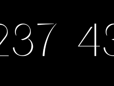 Numbers Concept aldoarillo fonts rnsfonts type typography wip