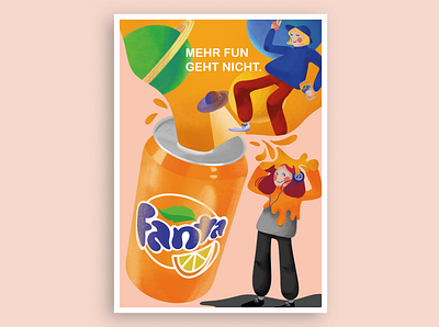 Fun&Lemonade brand design illustration orange poster posterdesign posteridea