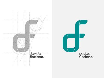 DF logo branding construction d f graphic design illustrator logo mark