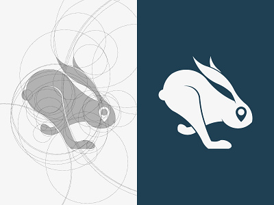 Catch Me Logo branding bunny construction graphic design illustrator logo mark rabbit vector