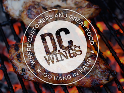 DC Wings Branding branding chicken dc grill logo restaurant wings