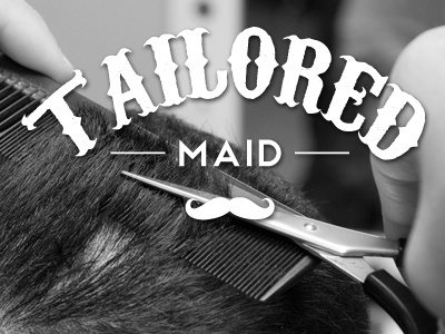 Tailored Maid barber comb dc district of columbia greyscale grooming haircut maid parallax scissors tailored washington dc