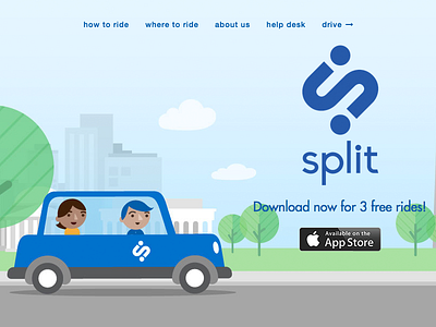 Split - Rideshare App Website