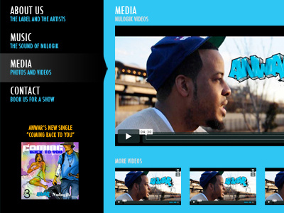 New Website Project culture dc hiphop music nulogik web design website