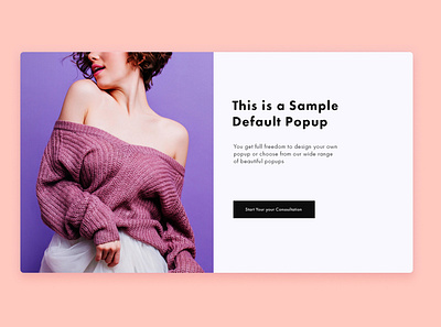A sample popup for EmailWish beautiful branding cards cards ui cheerful clothing colored shadow design ecommerce email emailwish girl popup shopify
