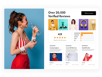 Screenshot for Reviews, Emailwish abandoned cart chat chatbot dropship dropshipping dropshipping store ecommerce ecommerce business ecommerce design email design email marketing emailwish popup popups review reviews shopify shopify marketing shopify plus shopify store