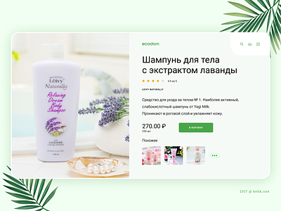 Ecodom — Website design e commerce eco graphic design household ui uiux design