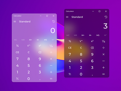 Microsoft Calculator Redesign app app design calculator design desktop graphic design microsoft ui uiux windows