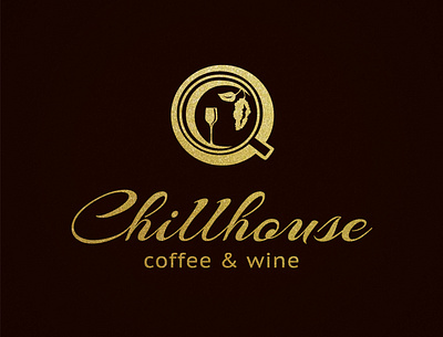 CHILLHOUSE COFFEE & WINE branding graphic design logo