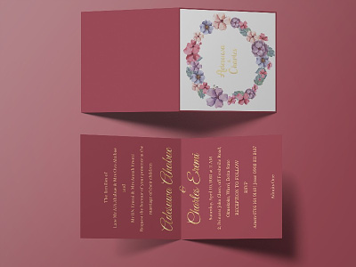 Wedding invite burgundy creative gold invitation invite layout love marriage wedding