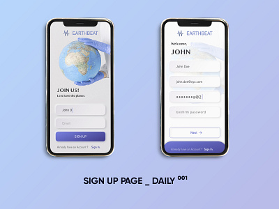 SIGN UP PAGE - Daily UI 001 adobexd apple branding daily 100 challenge dailyui graphic graphicdesign iphone logodesign mobileappdesign mockup ui website design
