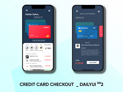 CREDIT CARD CHECKOUT - DailyUI 002