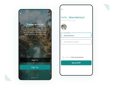 DailUI #001 |  Sign Up Screen