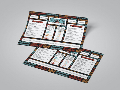 Sloppy Seconds - Dang Good Wings branding design illustration menu design restaurant branding typography vector