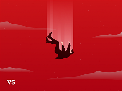 Falling Guy falling fallingmanillustration figma flatillustration illustration man sky