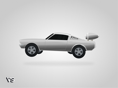 Futuristic Car 3d car design figma flatillustration illustration