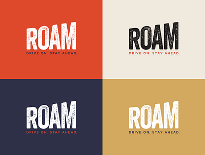 ROAM Brand Identity branding creative design design inspiration graphicdesign identity logo print typography vector