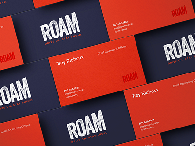 ROAM Business Cards branding business cards collateral design design inspiration graphicdesign hospitality print design rv