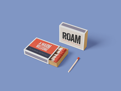 003 roam brand welcome kit branding collateral creative design graphicdesign hospitality packaging print